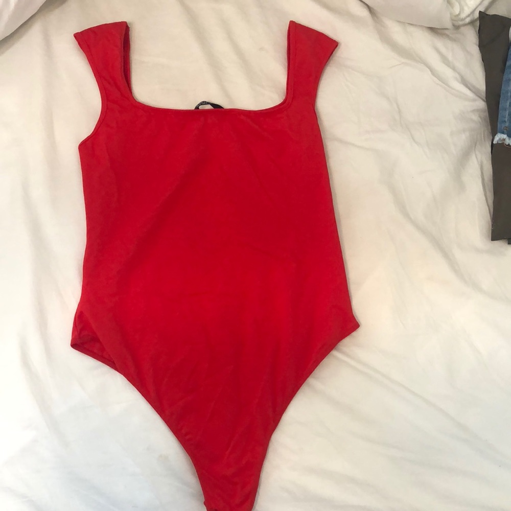 Red body suit - Picture 3 of 3
